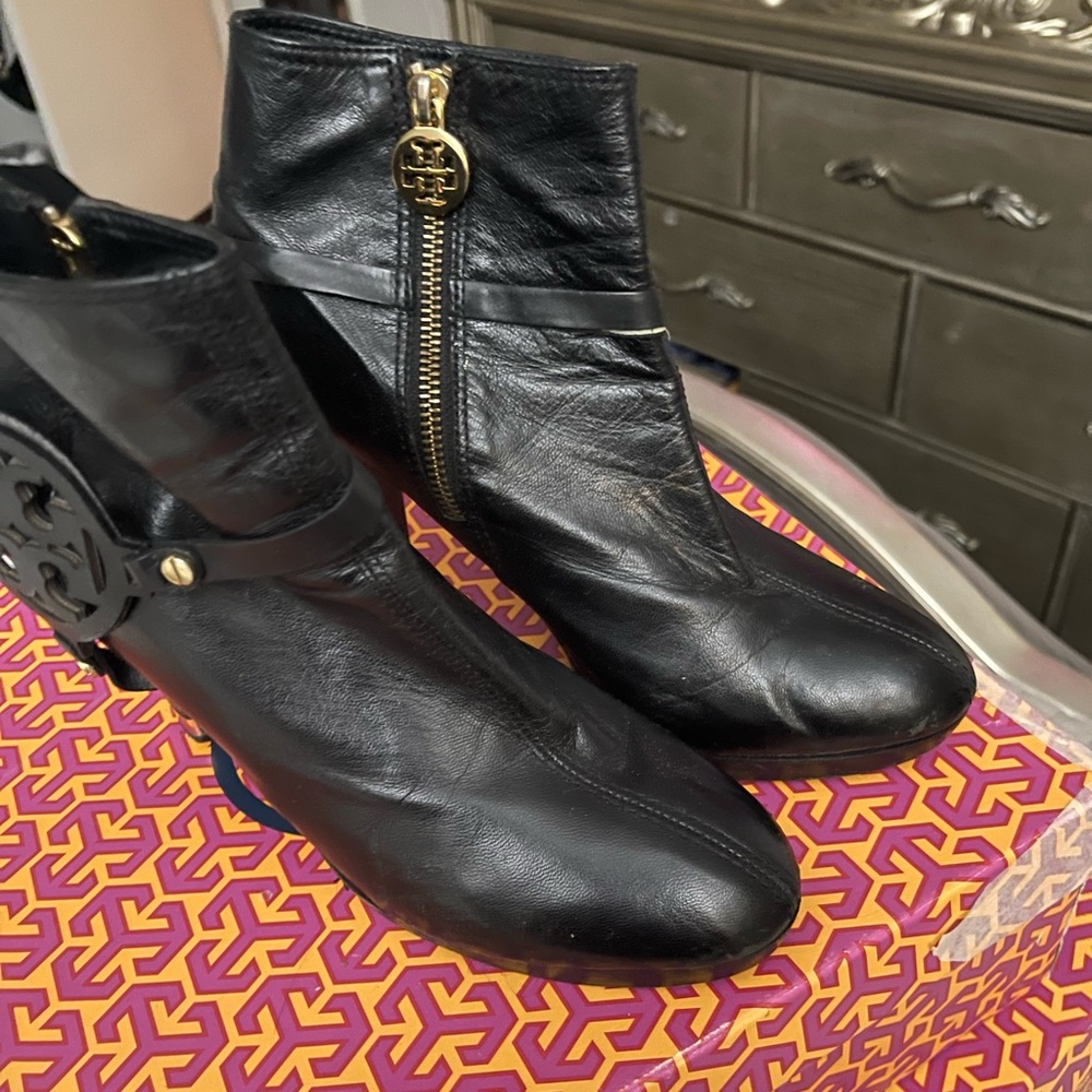 BLACK TORY BURCH BOOTS